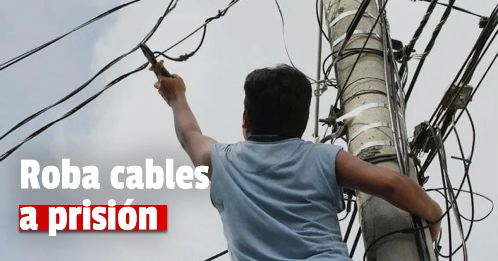 Cinco meses de prisión por robar los cables de electricidad de una vivienda