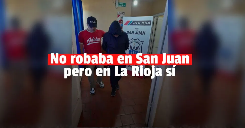 Detuvieron a un ladrón sanjuanino con pedido de captura nacional 