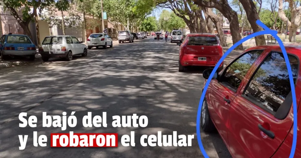 Robó un celular y gracias a los transeúntes pudieron detenerlo 