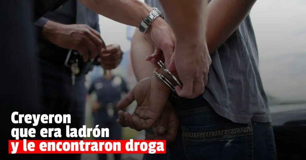 Estaba merodeando autos, lo detuvieron y le encontraron droga