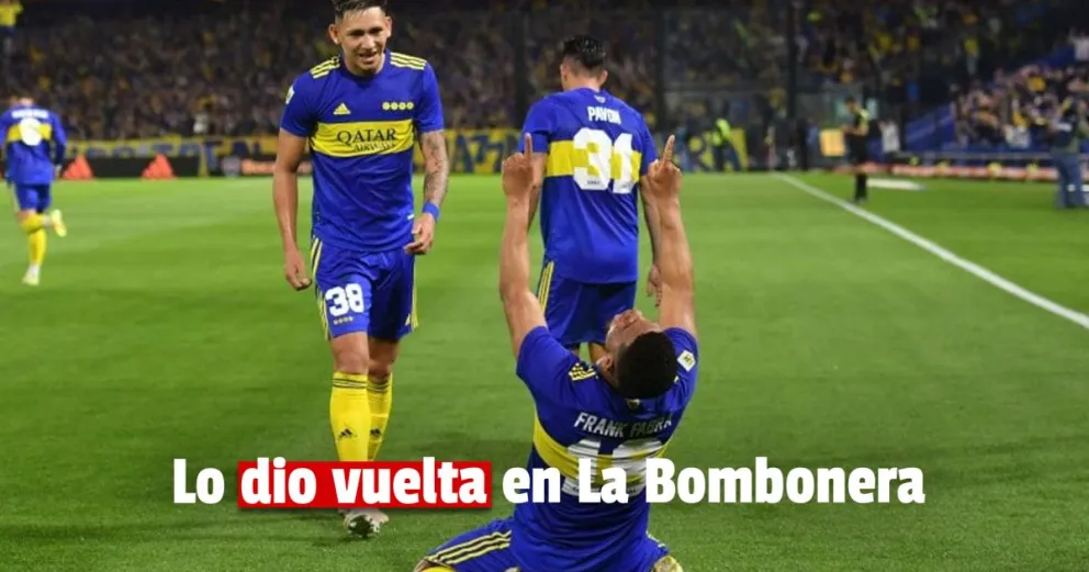 Boca reaccionó y terminó invirtiendo el resultado ante Godoy Cruz