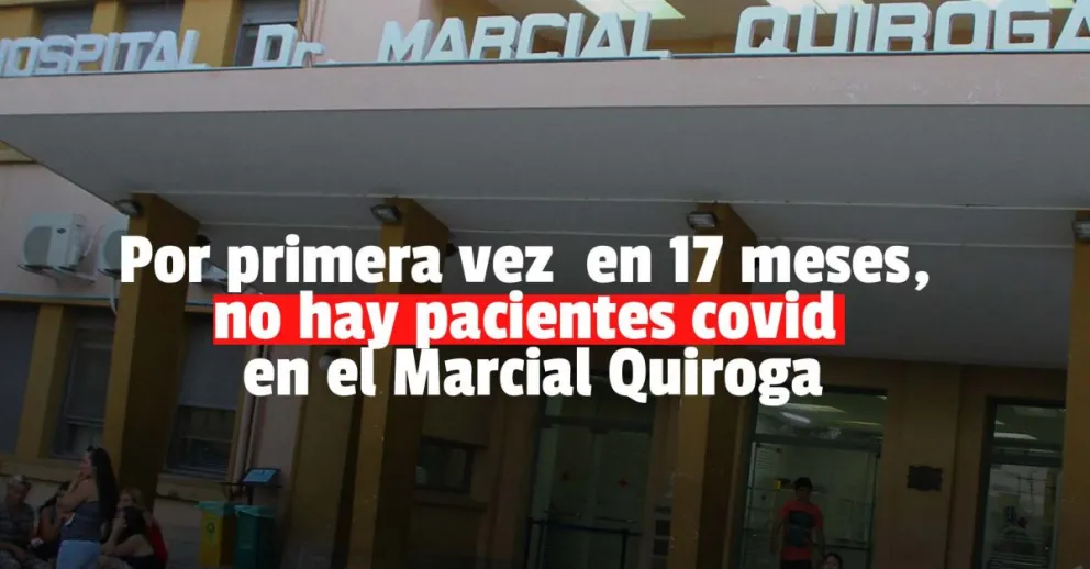 Por primera vez, no hay pacientes con covid en el Marcial Quiroga