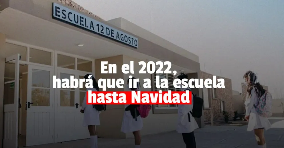Definieron el ciclo lectivo 2022: tendrá un mínimo de 190 días