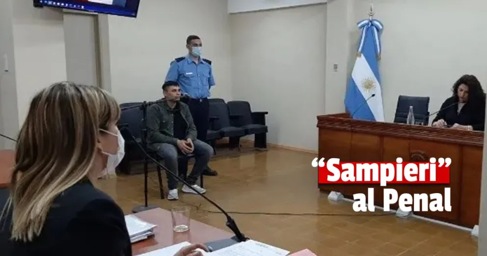 Tras entregarse, dictaron dos meses de prisión preventiva para “Sampieri”