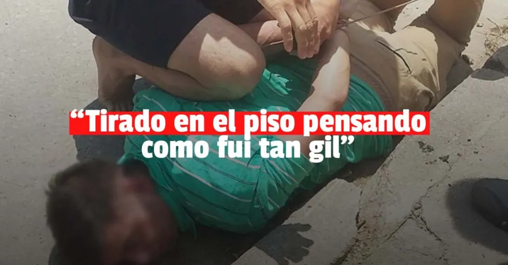 Un ladrón se metió a su casa y él mismo lo detuvo