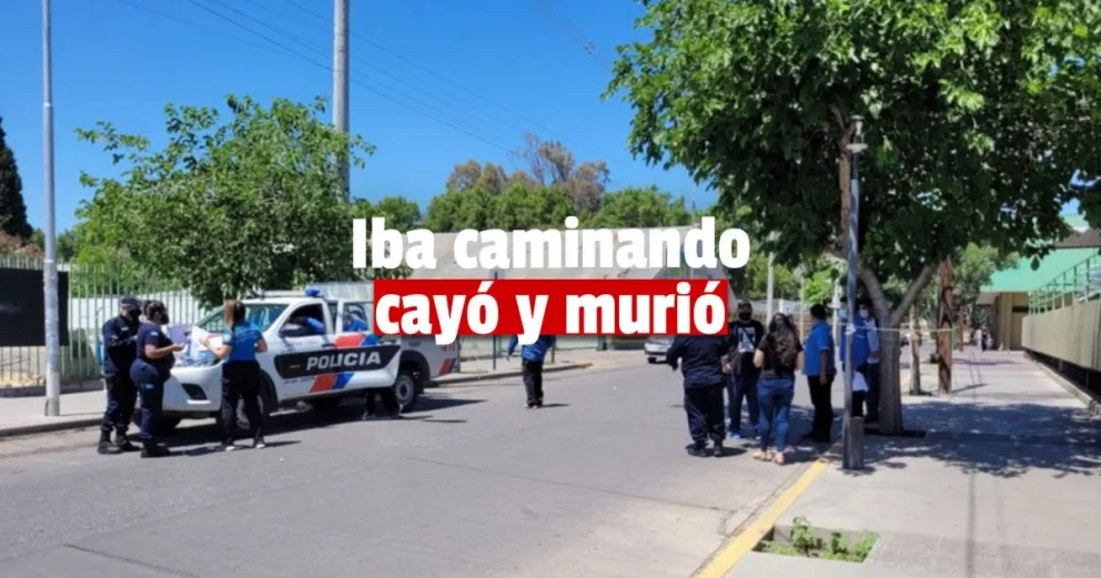 Un hombre de 54 años falleció en la vía pública
