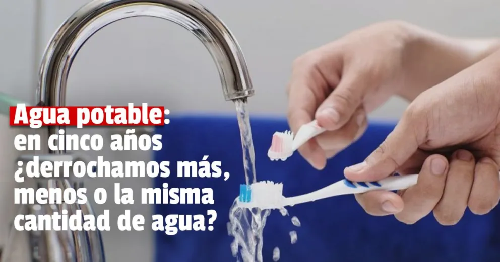 En cinco años, los sanjuaninos mantuvieron el nivel de derroche de agua
