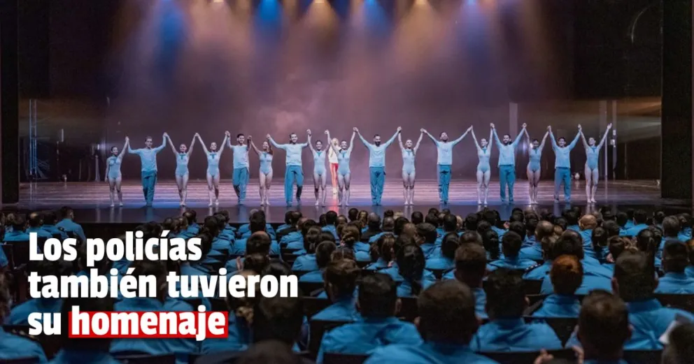 Los policías sanjuaninos tuvieron un reconocimiento en el Teatro del Bicentenario