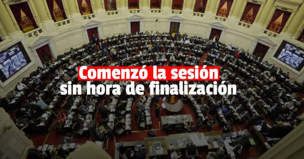 Comenzó la maratónica sesión en Diputados con un clima tenso entre el oficialismo y la oposición