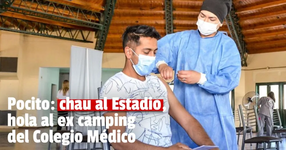 Ya funciona el nuevo Centro de Vacunación en Pocito