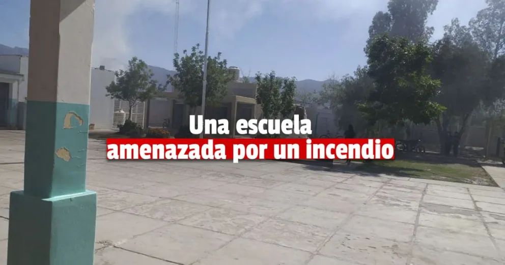 Pocito: por un mal chiste casi se prende fuego una escuela