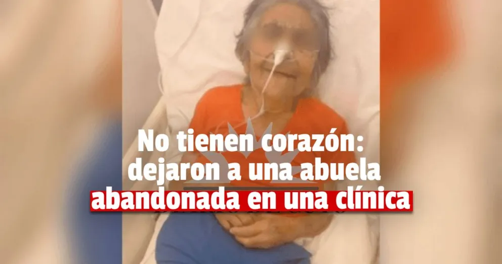 Abandonaron a una abuela en la Clínica Santa Clara