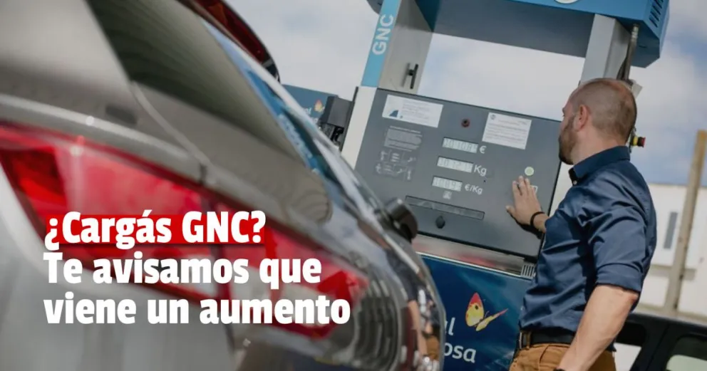 En noviembre sube el precio del GNC