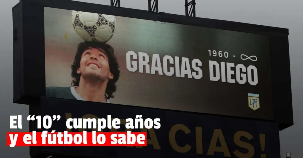 Los partidos del fin de semana detendrán el juego en el minuto diez para homenajear a Maradona