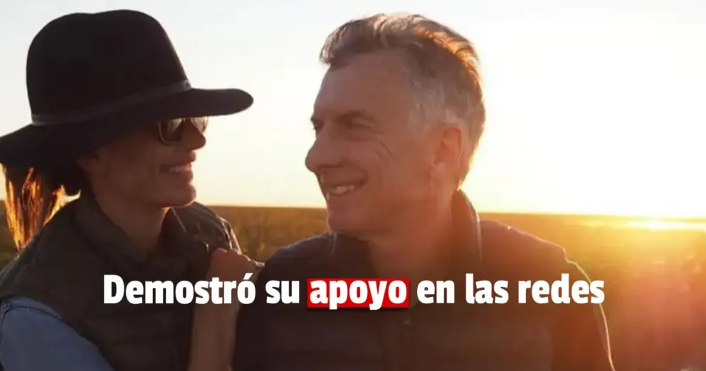 Juliana Awada y un tierno mensaje en apoyo Macri: "Siempre juntos, hoy más que nunca"