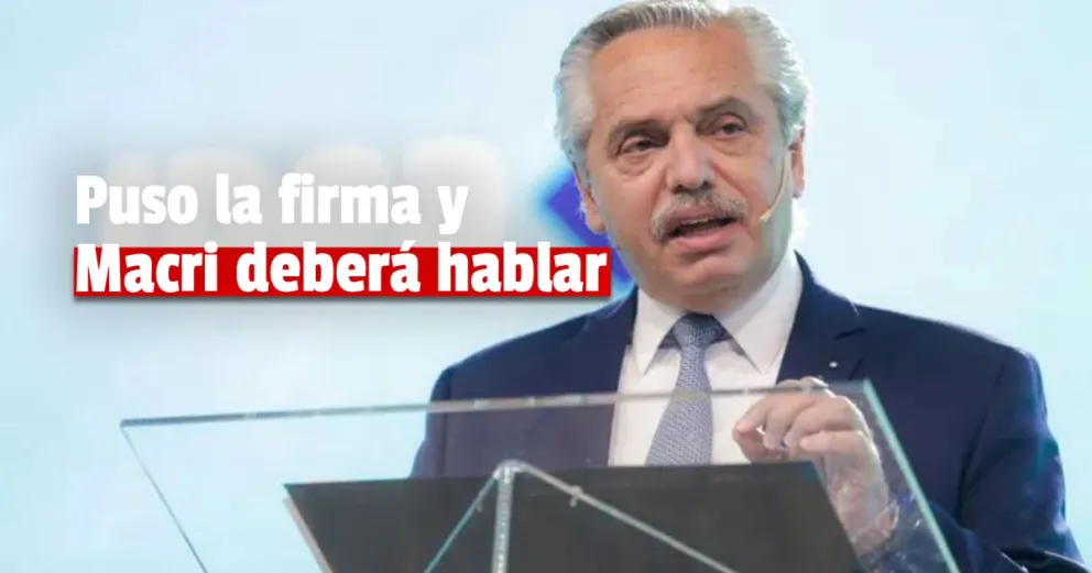 Alberto Fernández firmó el decreto para relevar a Mauricio Macri del secreto de Estado