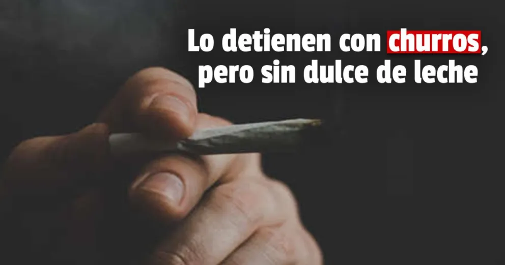 Llevaba droga por la calle y fue detenido 