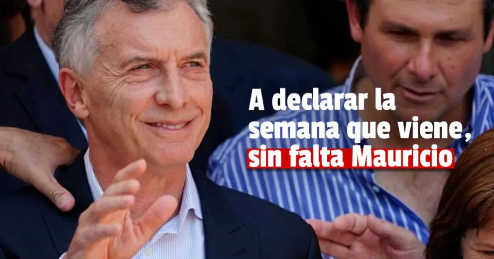 Macri deberá presentarse a declarar otra vez el 3 de noviembre