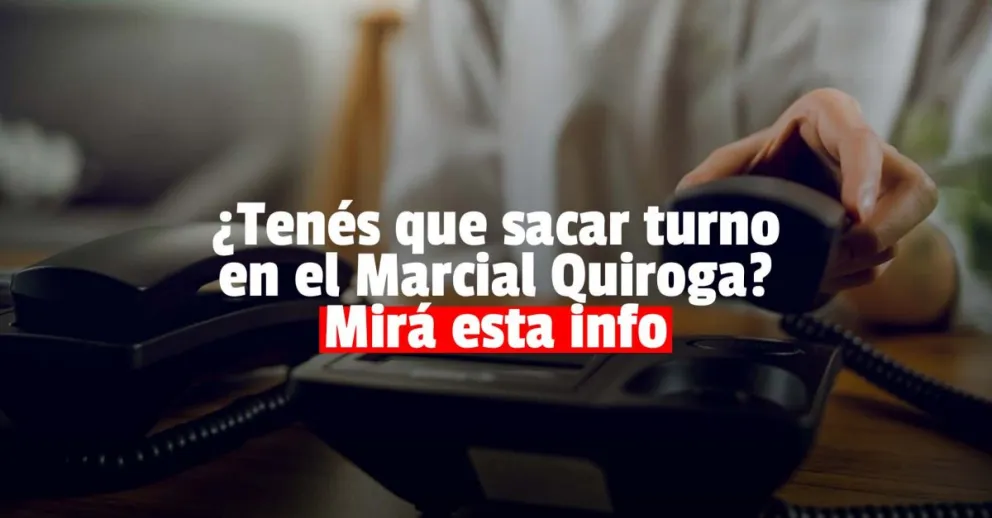 Mirá que días tenés que sacar turno en el Marcial Quiroga según la especialidad