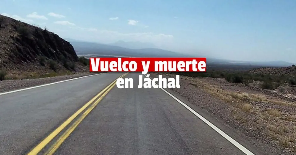 Un hombre volcó y murió en Jáchal