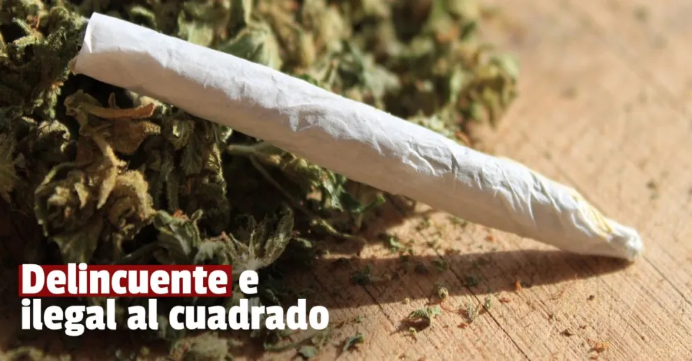 Lo atraparon violentando una vivienda y en la requisa le encontraron cigarrillos de marihuana