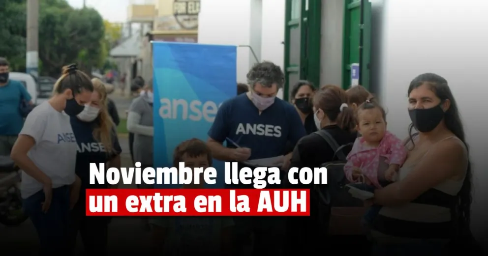 Anses pagará un extra en la AUH de noviembre