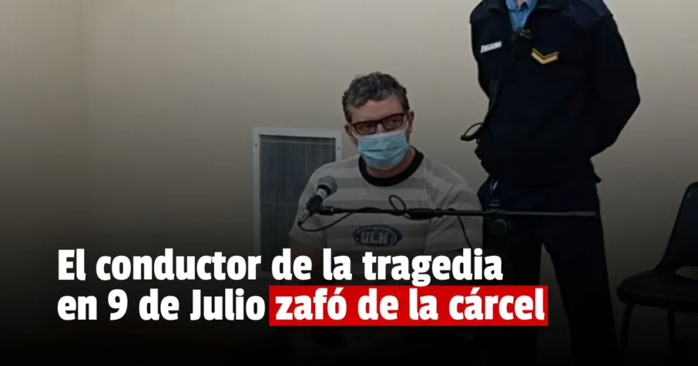 Liberaron al conductor que atropelló y mató a un ciclista en 9 de Julio 