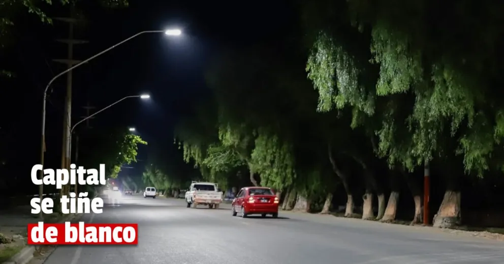 Capital ya tiene más del 95% de iluminación con luz blanca