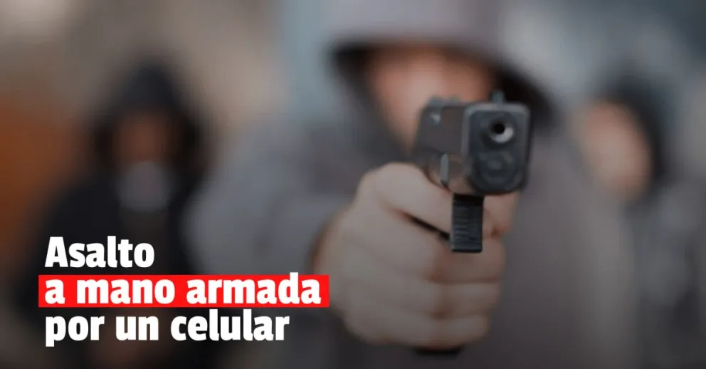Le robaron el celular a un hombre tras amenazarlo con un arma