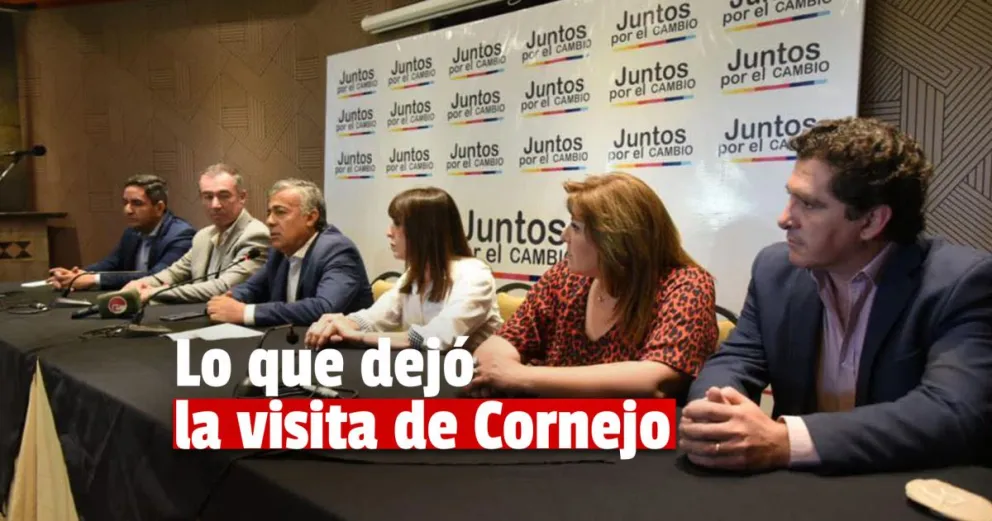 Alfredo Cornejo, visitó San Juan para apoyar a los candidatos sanjuaninos 