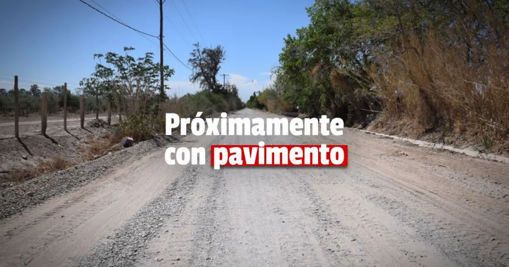 Previo a la pavimentación, se realizan trabajos de acondicionamientos en calle 8 