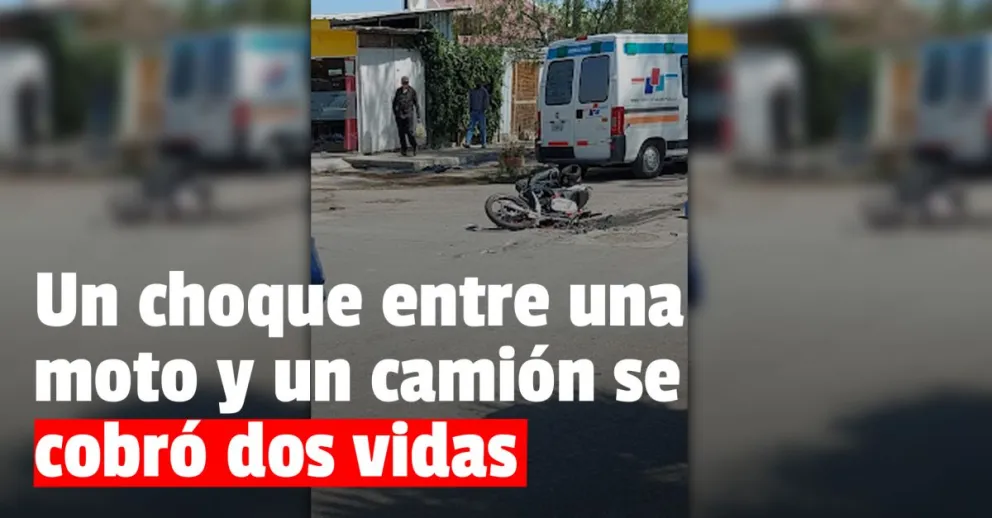 Dos personas murieron en un terrible siniestro vial en Sarmiento 