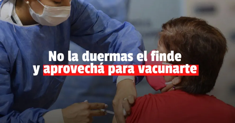 Estos son los vacunatorios que funcionarán durante el fin de semana 