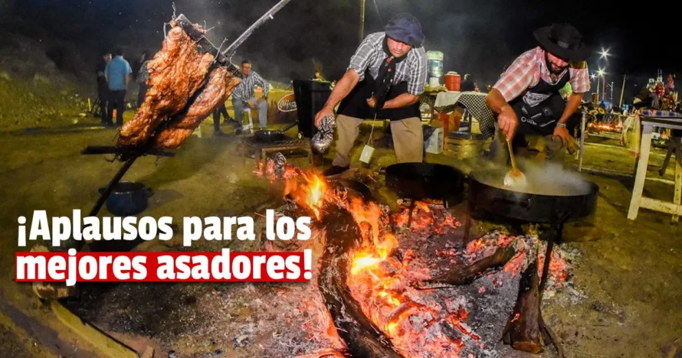 Miles de personas en San Martín por la Peña del Asador: eligieron a los mejores