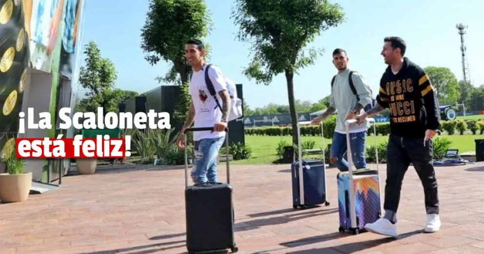 La Selección Argentina ya está en el país para las Eliminatorias Sudamericanas