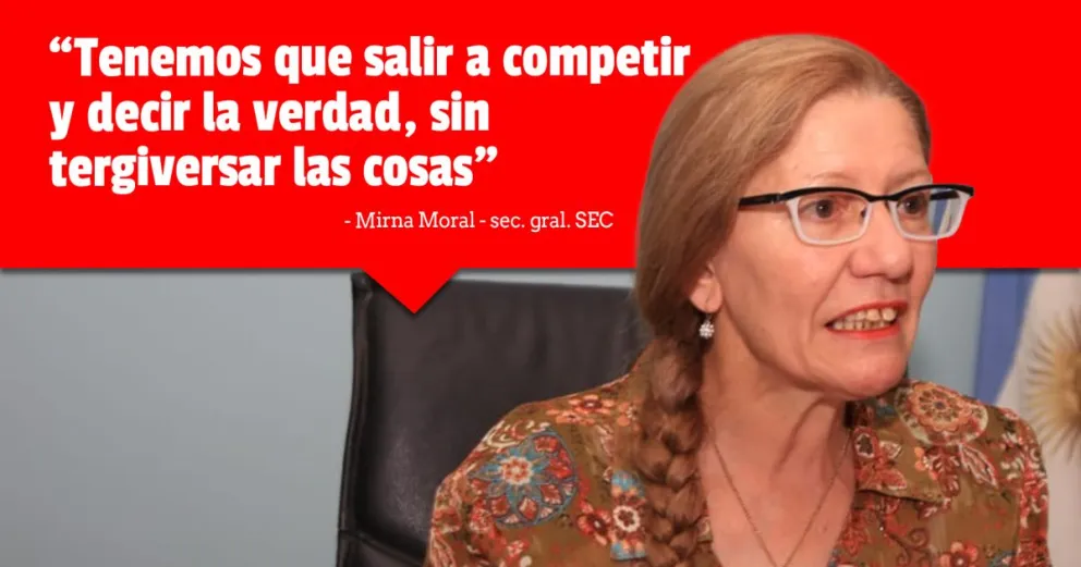 Mirna Moral va por un nuevo mandato en el SEC 