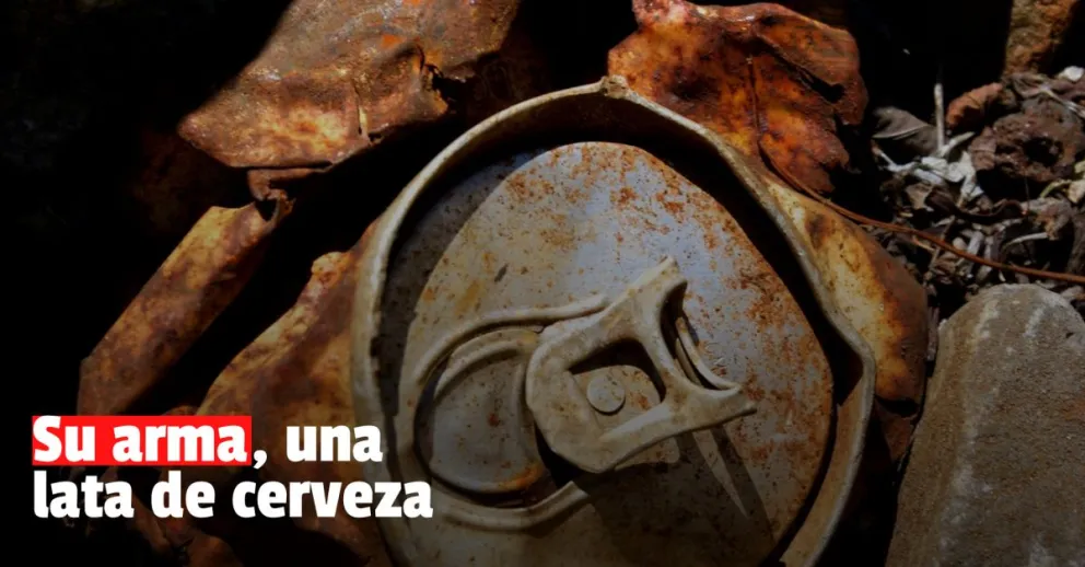 Un hombre agredió a un policía con una lata de cerveza y le provocó cortes en las manos
