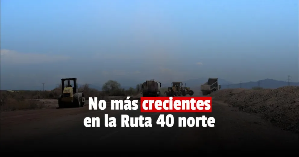 Así está quedando la Ruta 40 hacia Jáchal tras ser destruida por las crecientes