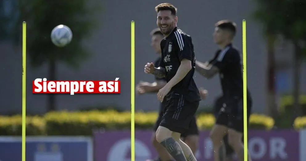 Scaloni: "Messi está bien y si sigue así va a jugar"